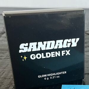 SANDAGY Glow Highlighter in Bronzey Rose Gold Color (01) NIB